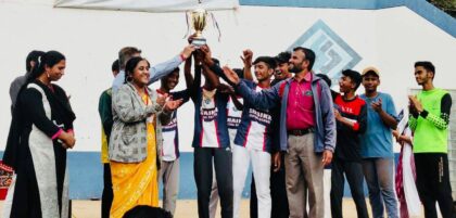 Shaikh PU College organised cricket tournament @ Shaikh Campus. Students of Shaikh Central School won the trophy